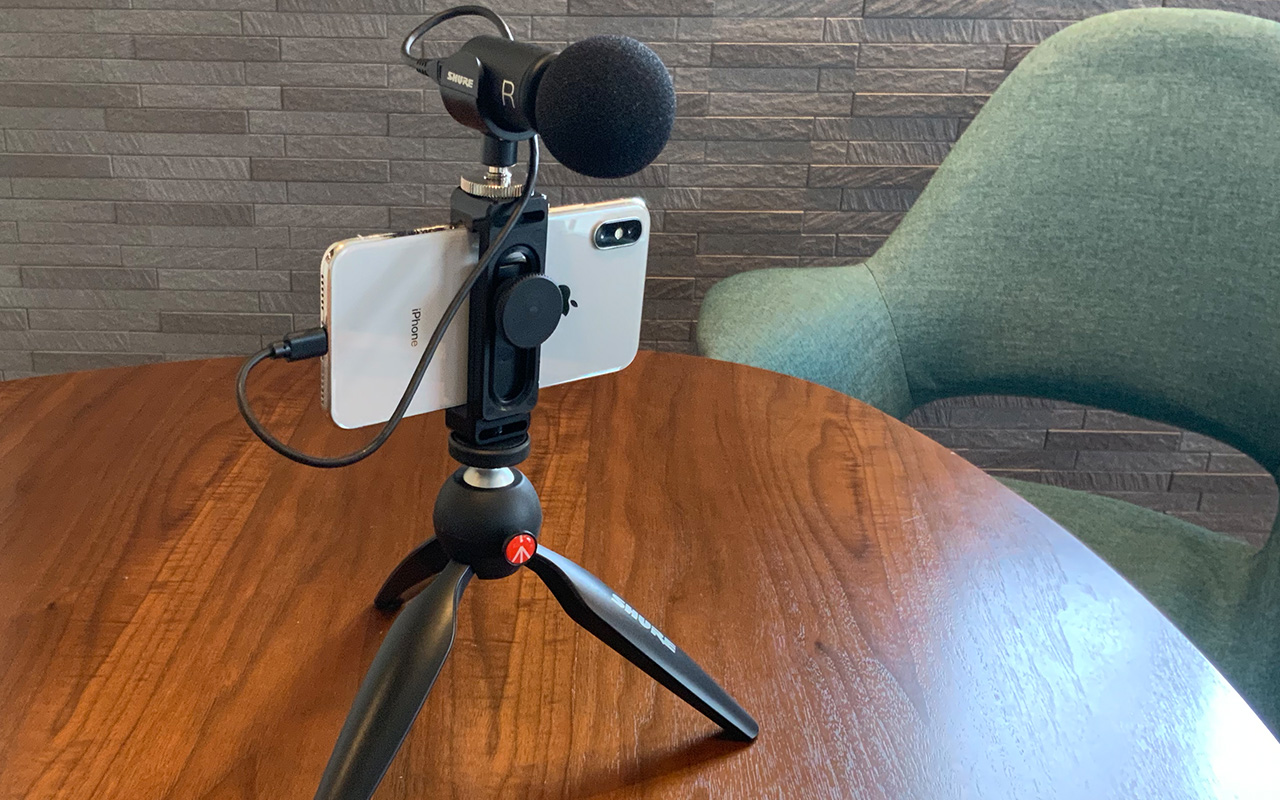 Shure MV88+の写真